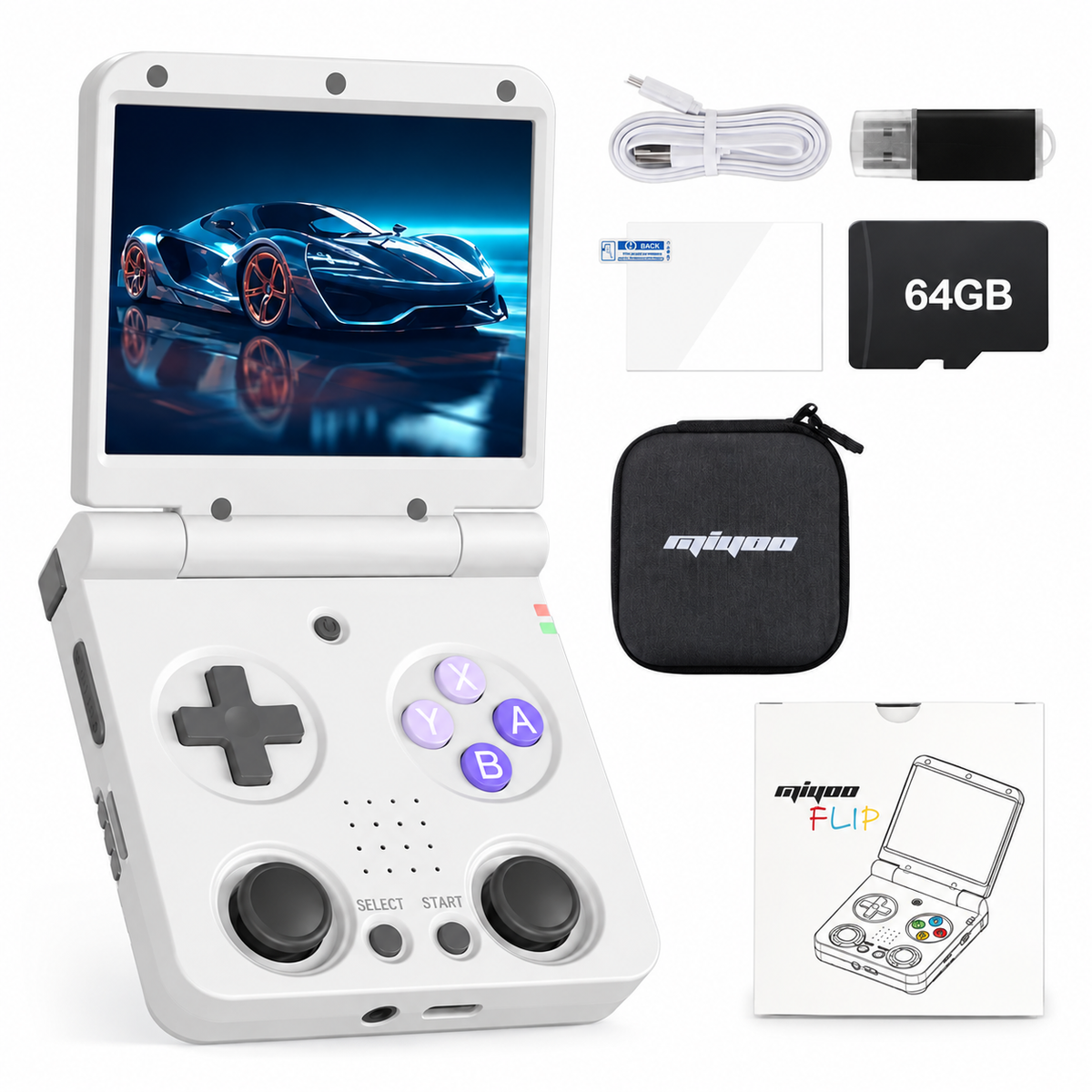 Miyoo Flip Retro Handheld Video Game Console