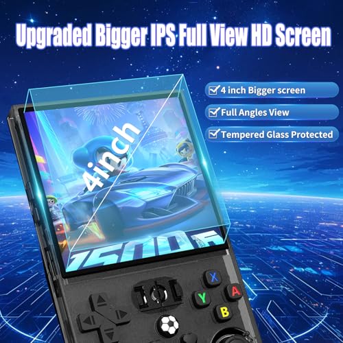 Arkos R36 MAX Retro Handheld Console 3.5 Inch Black