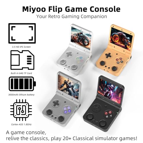 Miyoo Flip Retro Handheld Video Game Console