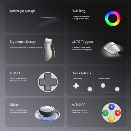 Retroid Pocket 6 Retro Handheld Video Game Console
