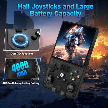 R36MAX Retro Handheld Game Console with Carrying Case