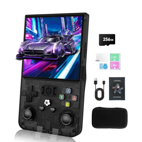 Arkos R36 MAX Retro Handheld Console 3.5 Inch Black